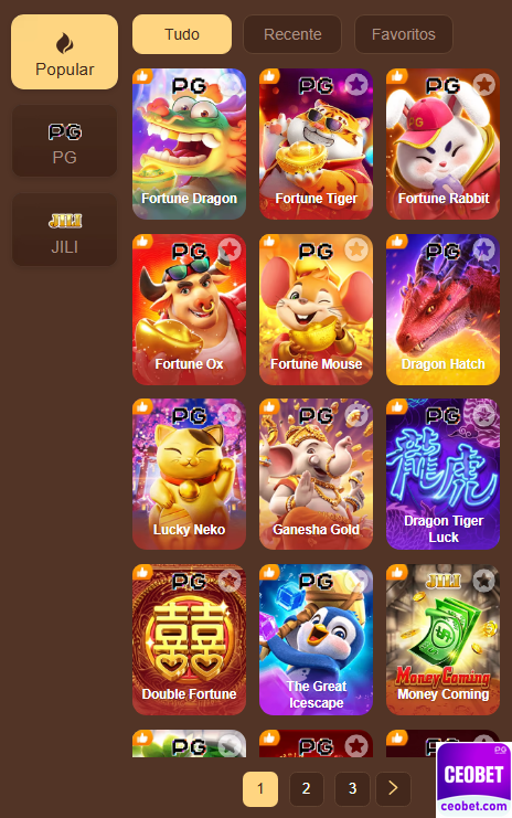 Jogos Certificados ceobet.com