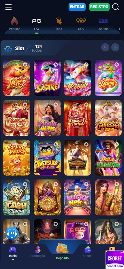 Prêmios Jogos ceobet.com